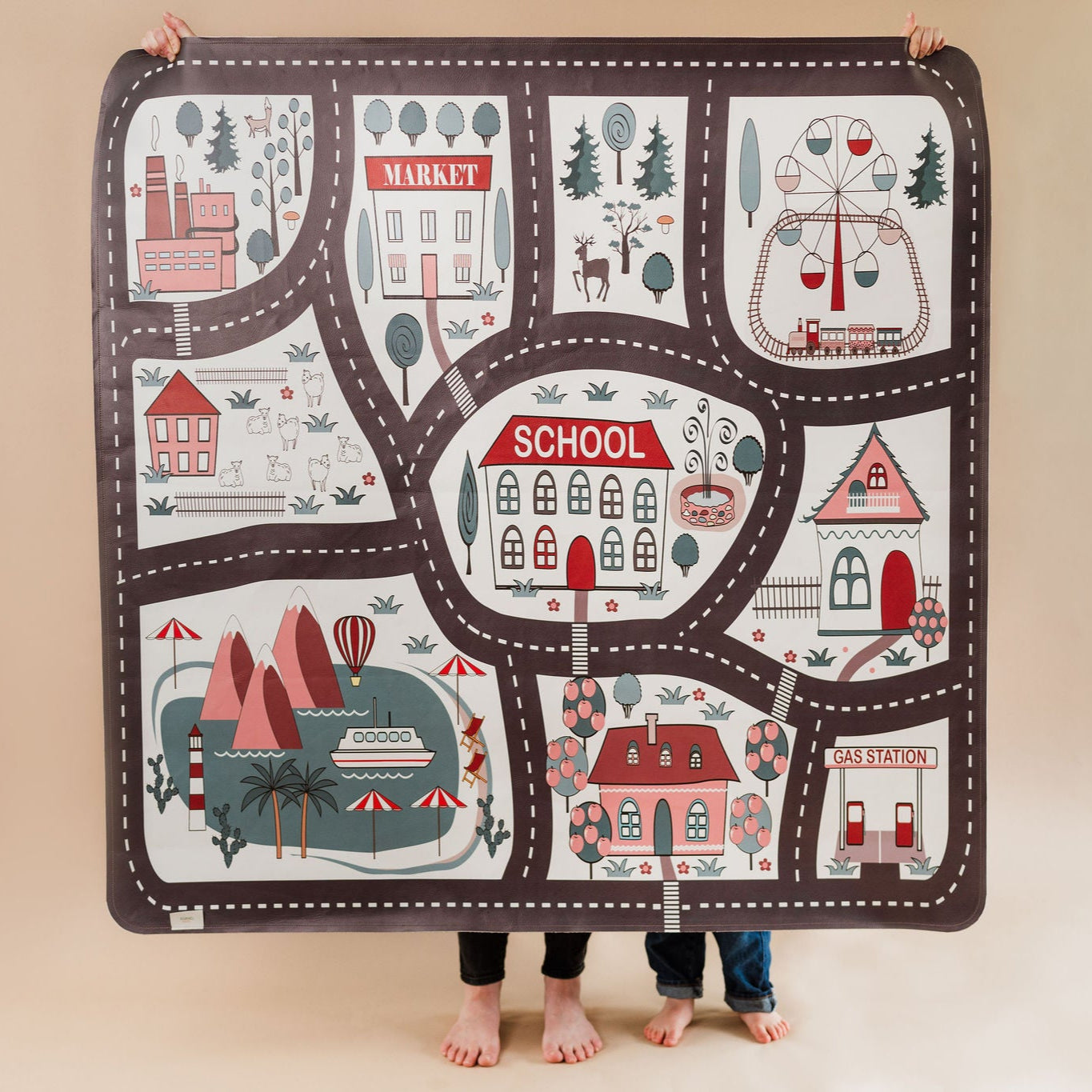 Vegan Leather 2-in-1 Mess Mat