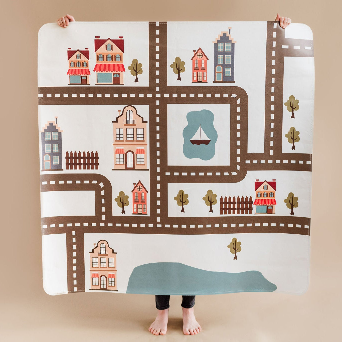 Vegan Leather 2-in-1 Mess Mat