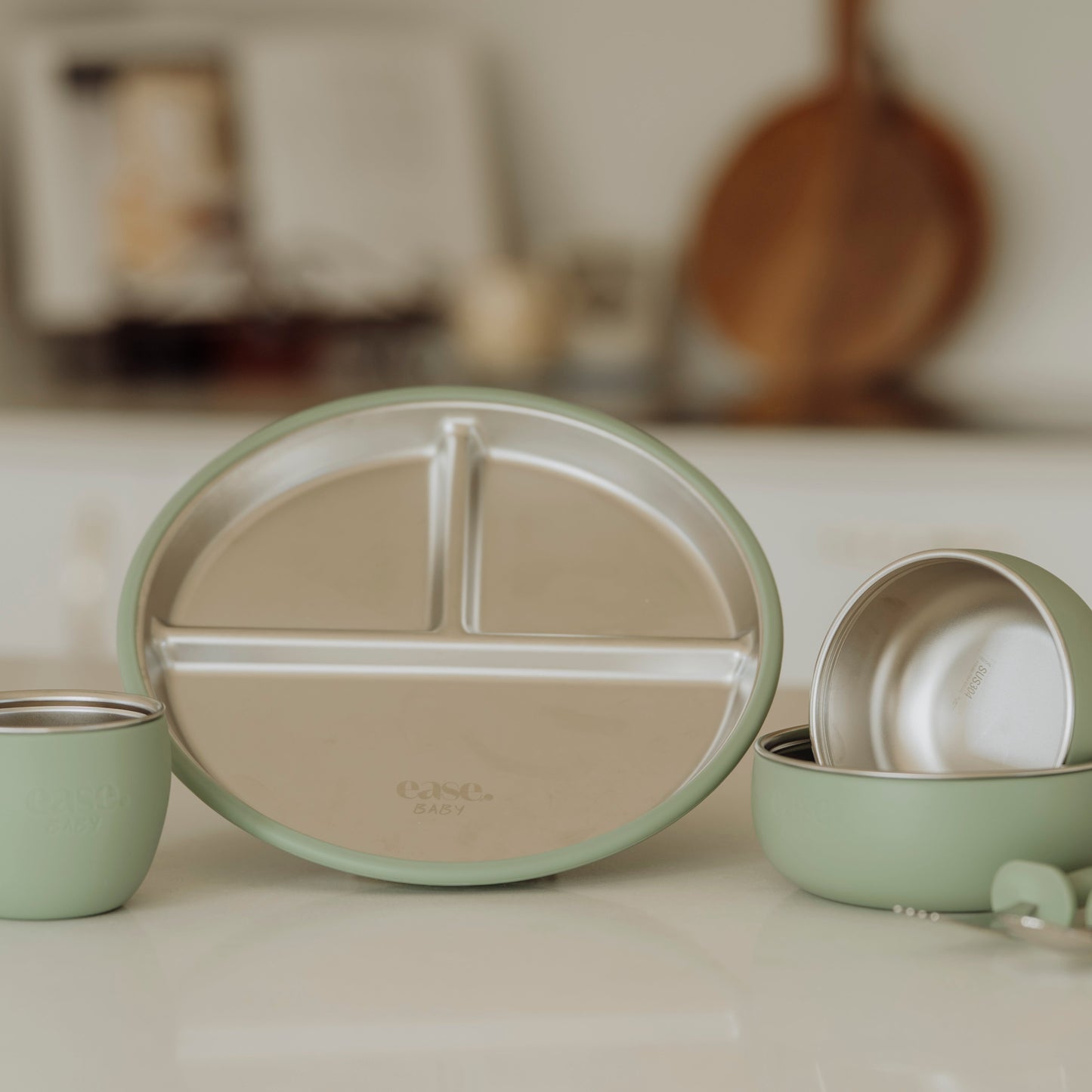 The Complete Toddler Stainless Steel Dinnerware Bundle