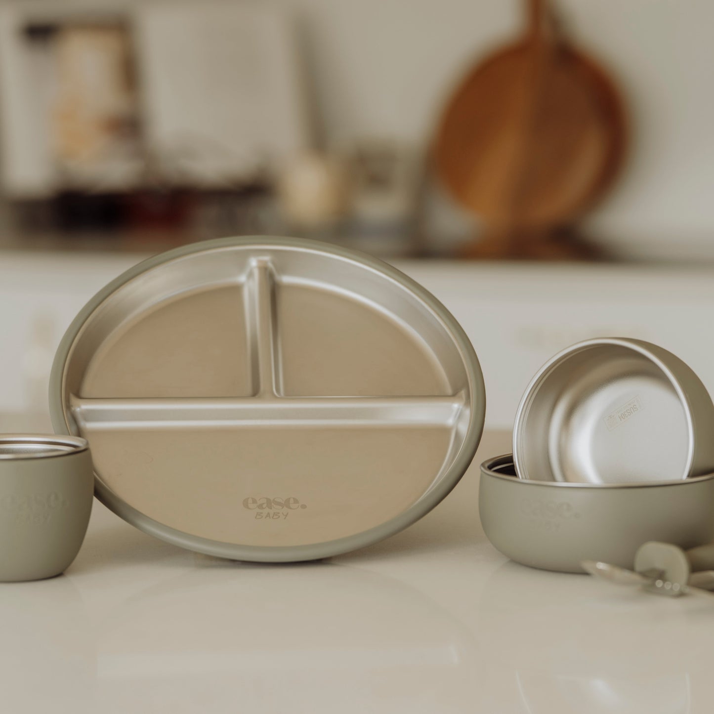 The Complete Toddler Stainless Steel Dinnerware Bundle