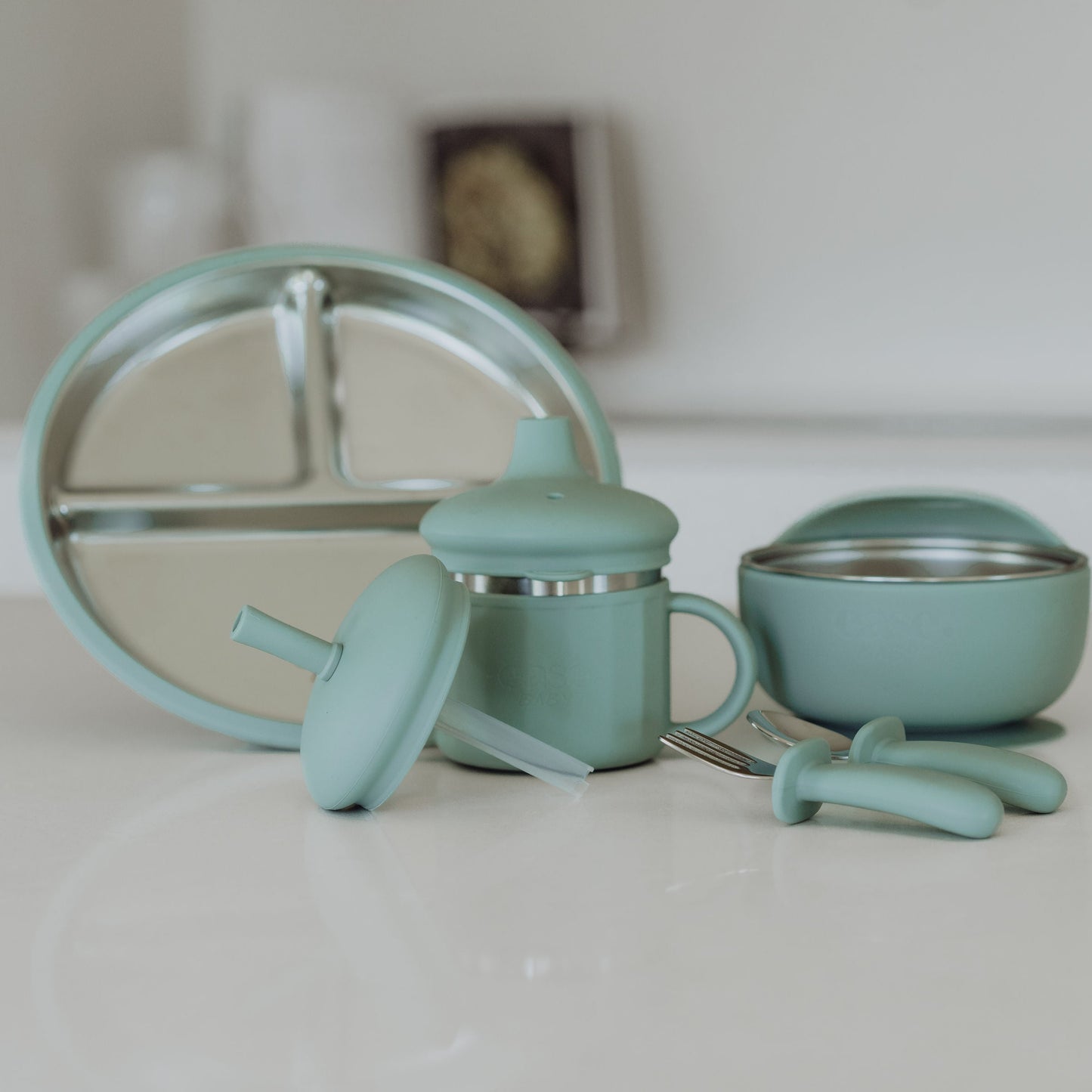 The Complete Baby Stainless Steel Dinnerware Bundle