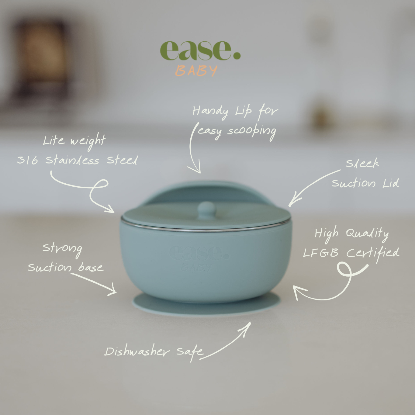 NEW 316 Stainless Steel Suction Bowl