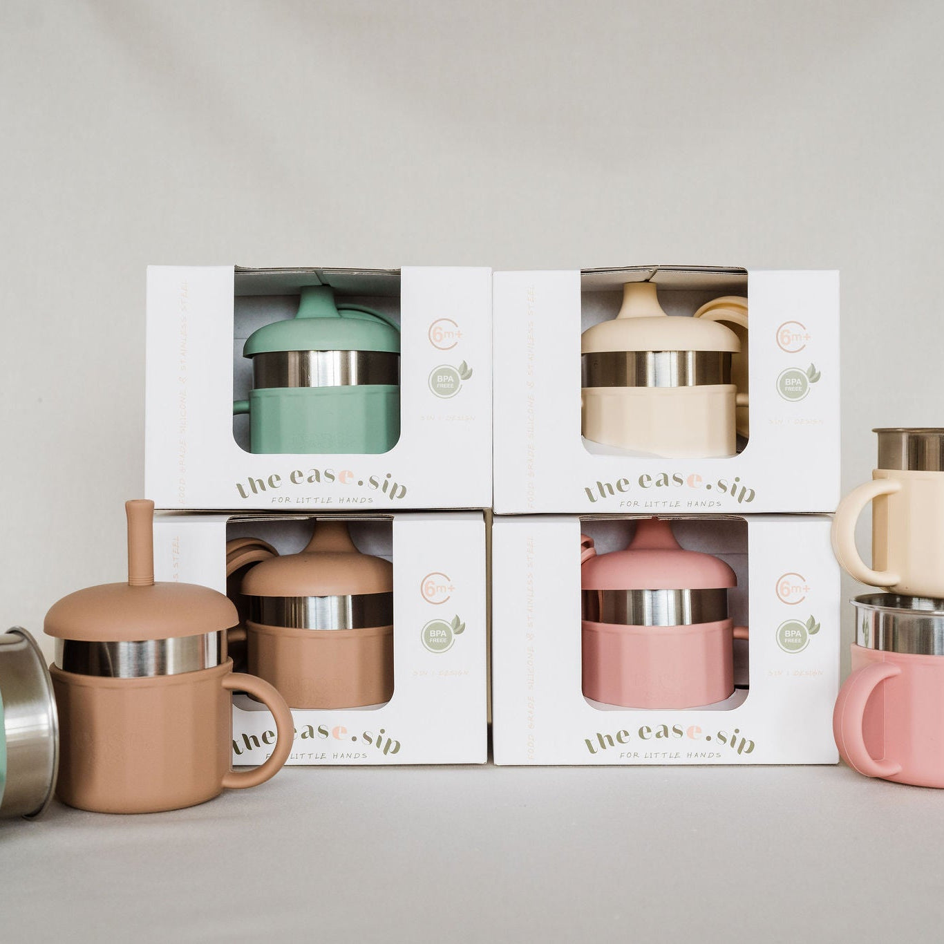 The Stainless Steel EaseSip 3 in 1 cup