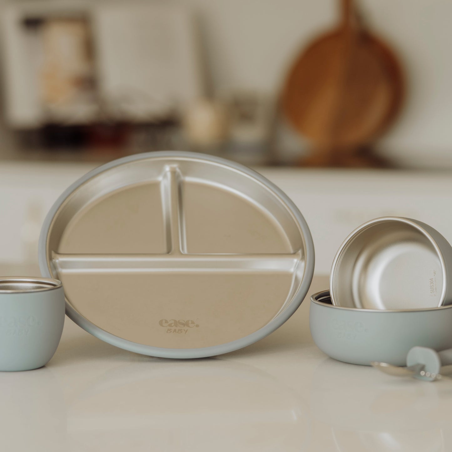 The Complete Toddler Stainless Steel Dinnerware Bundle