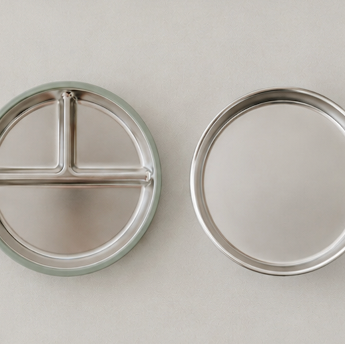 The Grip Ease Duo Baby Plate Set